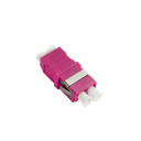 Fiberadapter 2xLC Multimode, uden flange, violet