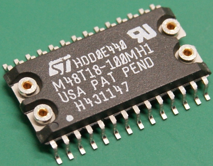 RAM Miscellaneous 8KX8 TIMEKEEP 100NS DIP28
