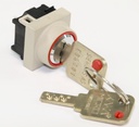 Key Switch 3 position - Nøgle ud i alle 3 stillinger