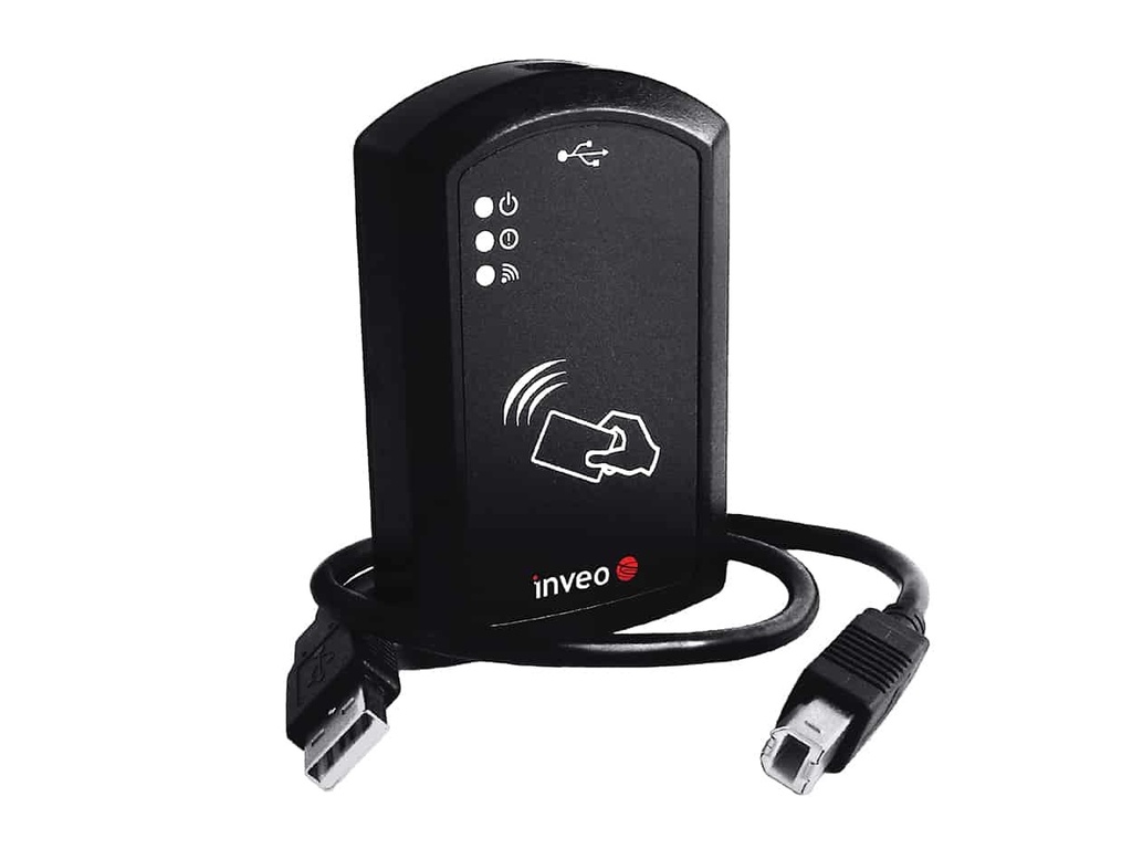 Desktop RFID USB tag reader til I-CODE, 13.56MHz