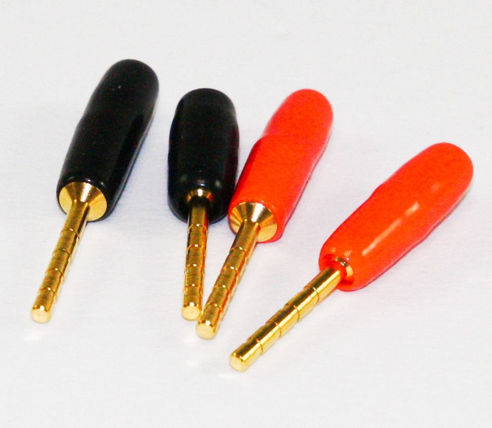 2mm. PIN kabelsæt 2xRød+2xSort