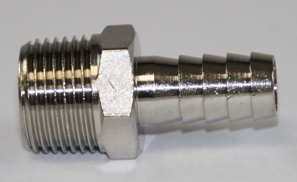 Slangestuds til 10mm slange med G3/8" gevind