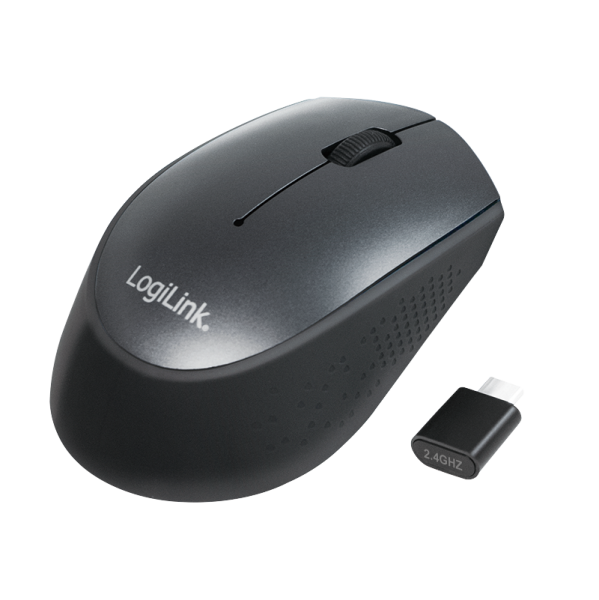 Trådløs optisk USB-C mus 2.4 GHz