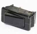 Vippeafbryder 1xON/OFF sort 12x30mm