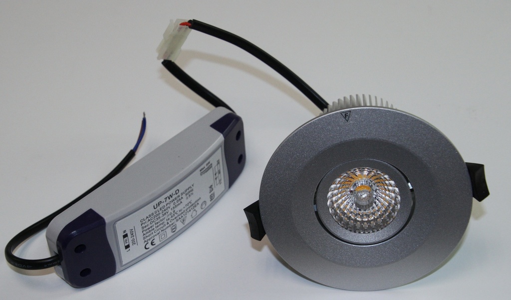 LED Spot INCL. transformer =110mm. 7W varm hvid