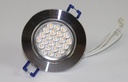 LED indbygningsspot, 2W 24V