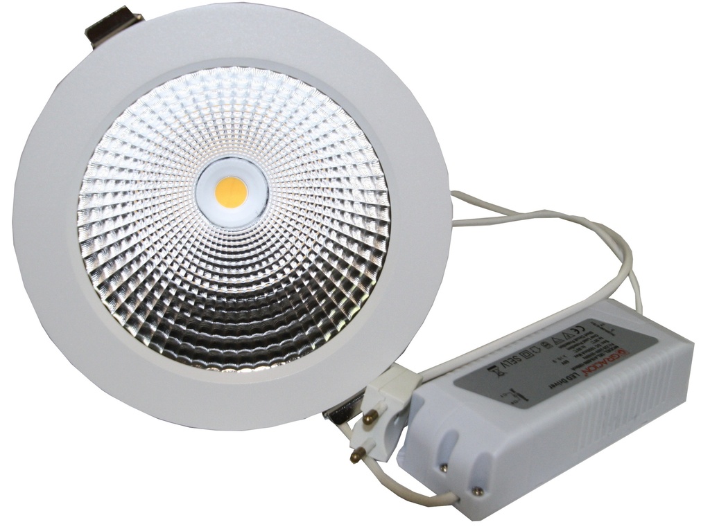LED Downlight indbygningsspot 28W =140mm m. trafo