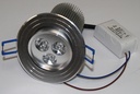 Indbygningspot =135mm. 6W AC85-265V LED incl. trafo