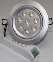 Indbygningspot =130mm. 24W AC230V LED incl. trafo