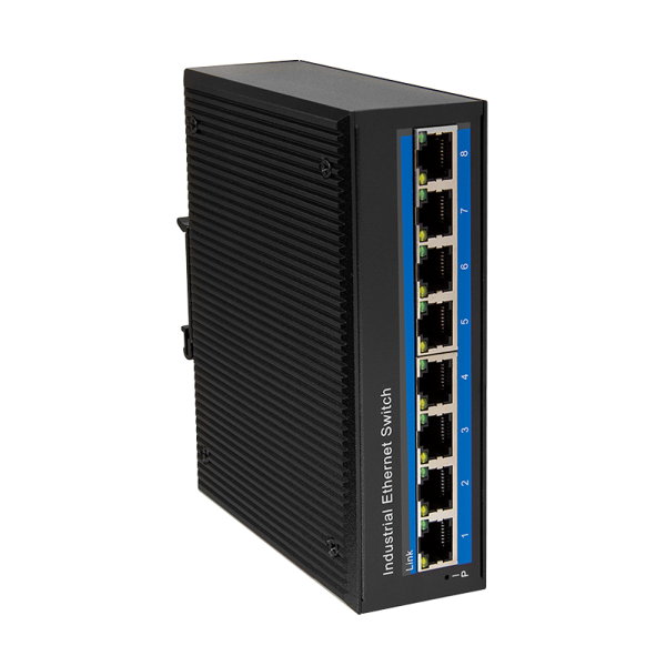 Industrial Gigabit Ethernet Switch, 8-port, 10/100/1000 Mbit/s