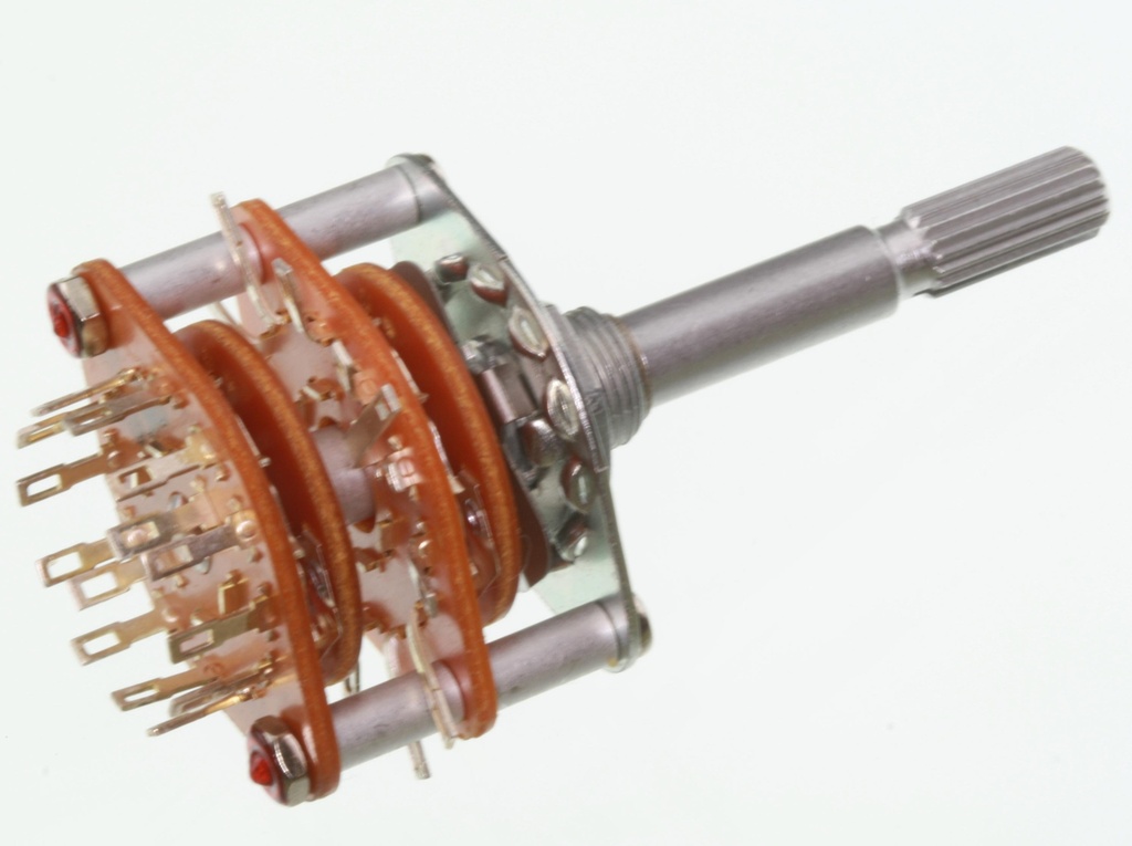 Drejeomskifter 1 x 12-stillinger