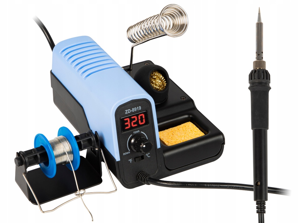 Loddestation Digital med holder, 160-480°C