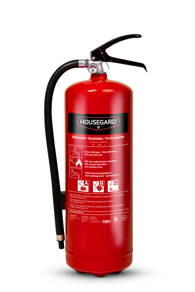 Housegard pulverslukker, 6kg