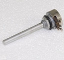 Potentiometer 20/6 Mono Log 220K metal-aksel