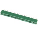 Kantconnector 1x41-pol RM2,54 lodde-øsken