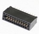 Kantconnector 2x10-pol RM2,54 PCB
