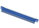 Kantconnector 2x43-pol RM2,54 PCB