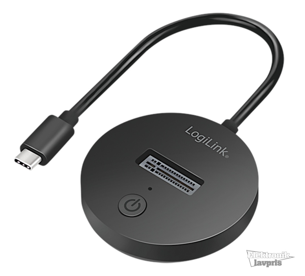 USB 3.2, 2 x Quickport, M.2 NVMe og SATA SSD'er