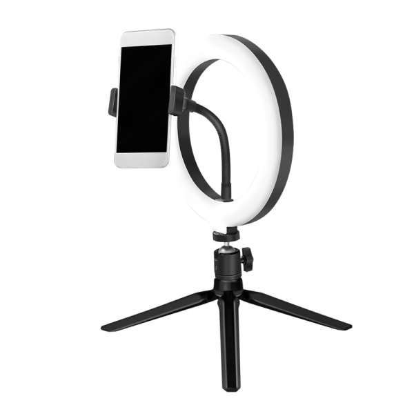 Ringlys med stativ og controller,  20 cm