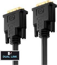 DVI-D dual link kabel, han/han, 1 meter