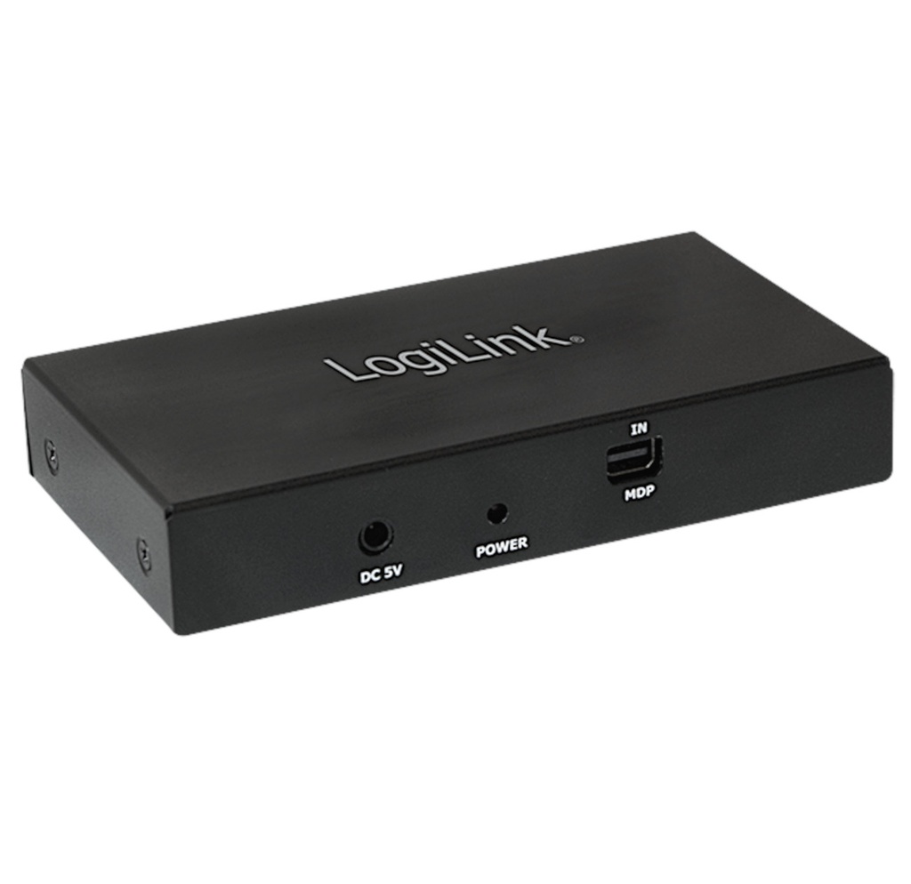LogiLink Ultra HD 2 porte Mini DisplayPort-splitter