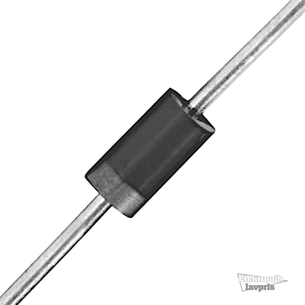 Si-Ensretter, 1000V, 2A, DO-15