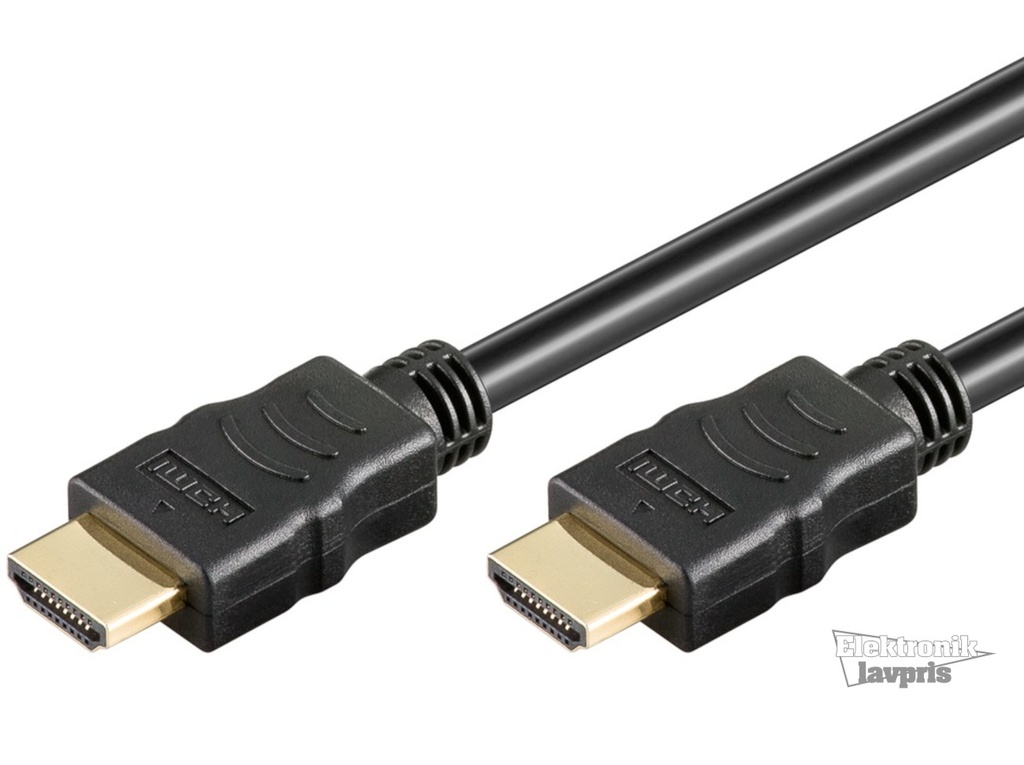 HDMI-kabel, Ultra High Speed 2.1, 8K, 60 Hz, 5m, sort