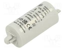 Motorstart kondensator 8uF 450VAC =30x70mm.