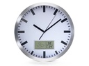 Analog vgur, LCD display, Termo- og hygrometer, 25cm