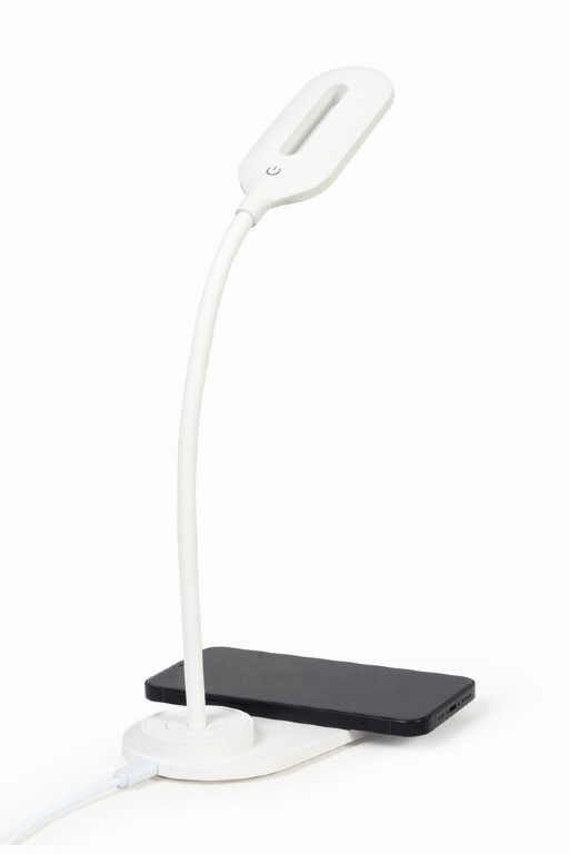 Desk lampe med Trådløs opladningsfunktion