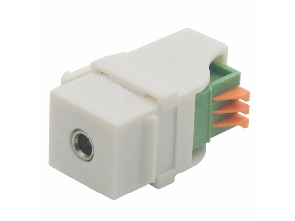 Keystone In-Line Coupler Stereo Jack 3.5mm female -klemme