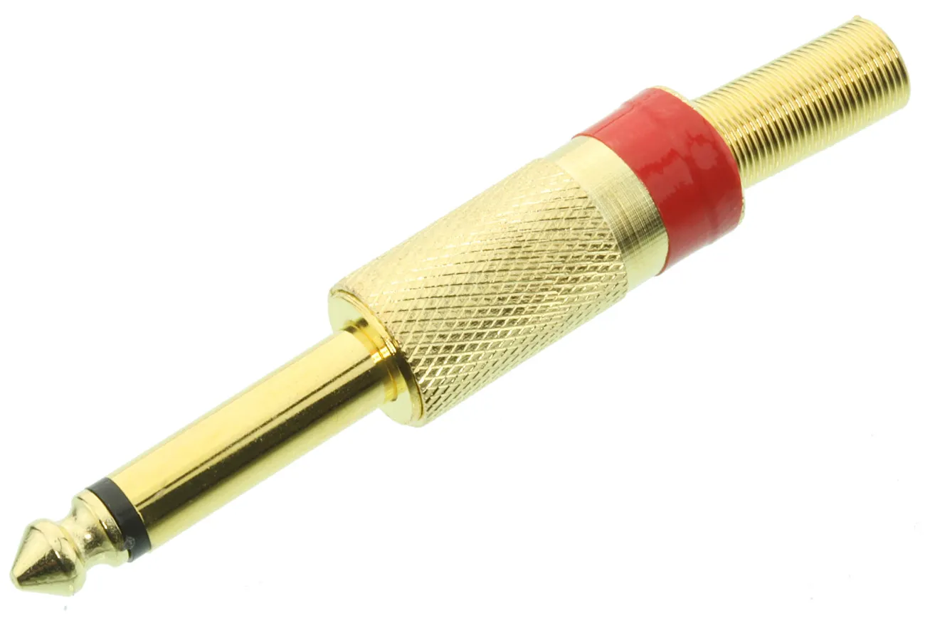 6,3 Mono han Metal Gold Rød