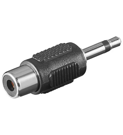 3,5mm. Mono Han - Phono (RCA) Hun Adapter
