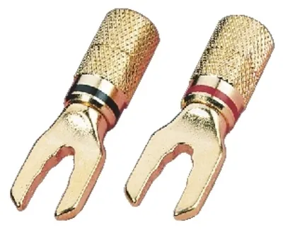 Højttaler SPADE, GULD sæt RØD/SORT