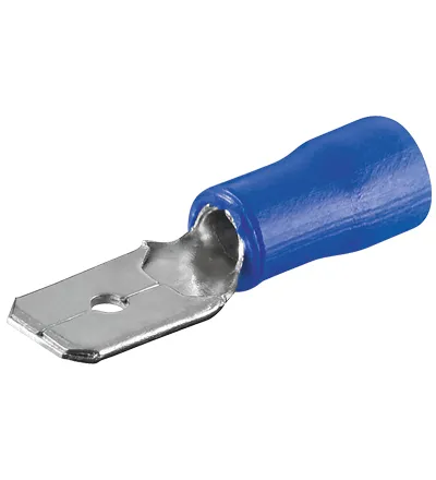 Terminal Flat Han 6,3mm Blue