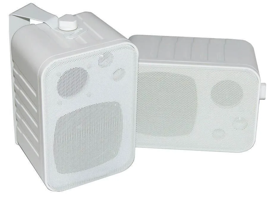 Stereo Højttalere, sæt, 60W (2 stk.), hvide