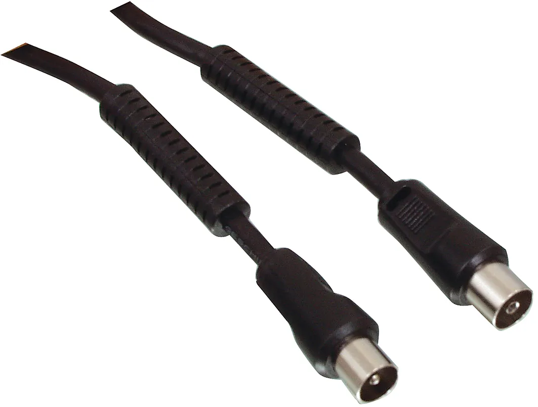 100 Hz antennekabel 5m SORT