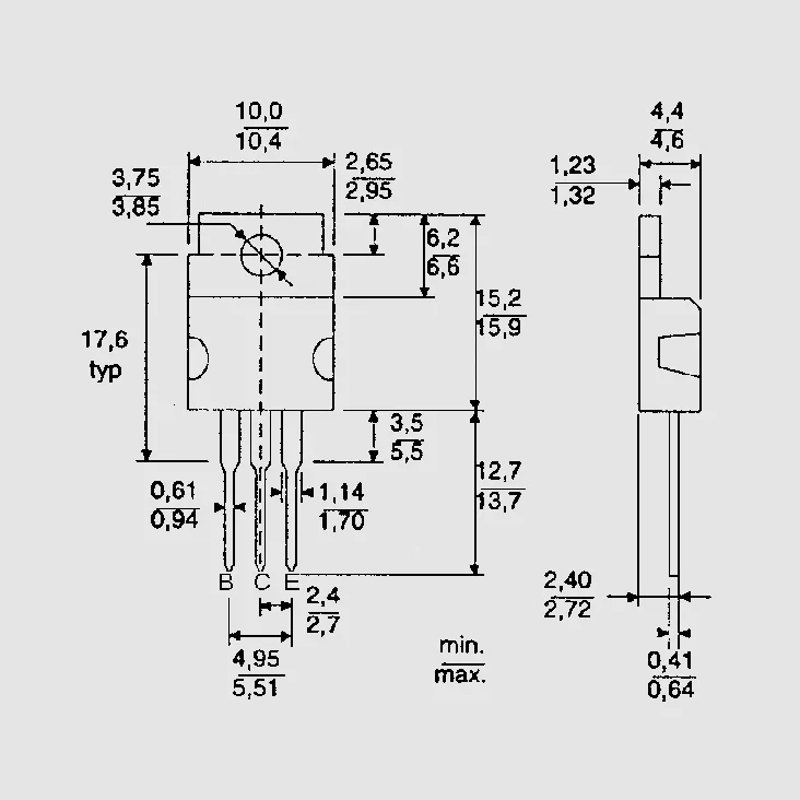 PNP 60V 15A 75W B:20-150 TO-220
