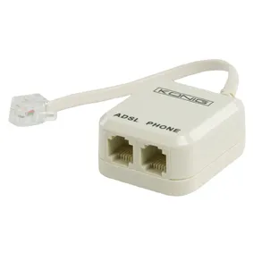 ADSL splitter, telefon og Internet