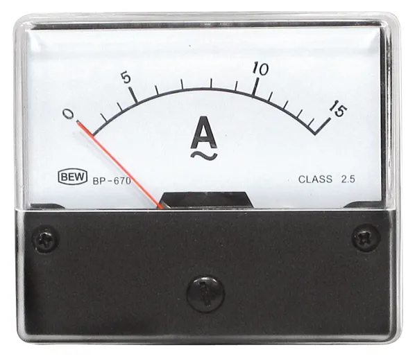 Analog måleinstrument 0-15A AC    BP-670