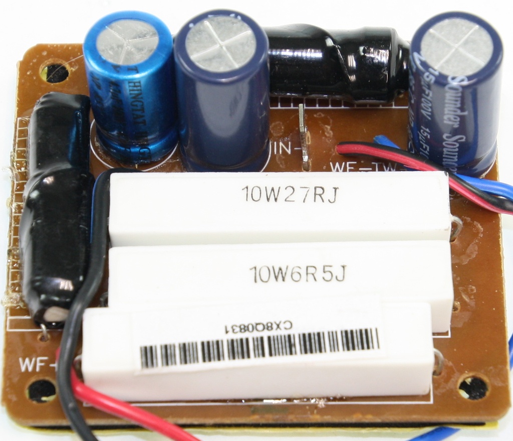 Delefilter 2-vejs Amitech 8 ohm