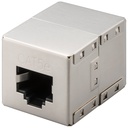 RJ45 adapter, Cat 5e.hun/hun 8-POL, skærmet