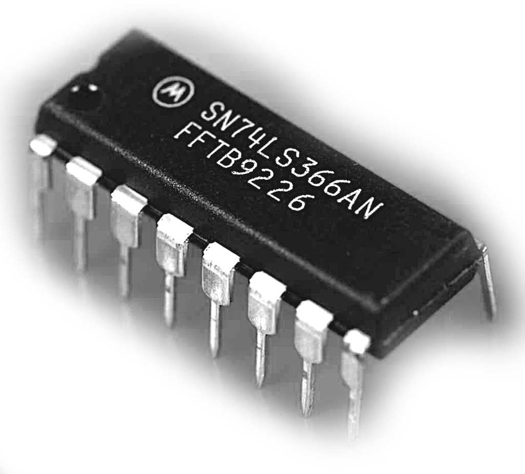 Hex buffer with Inverted three-state out DIP-16