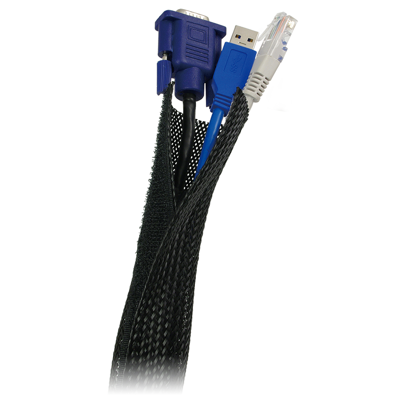 Kabel FlexWrap, 1,8m, sort