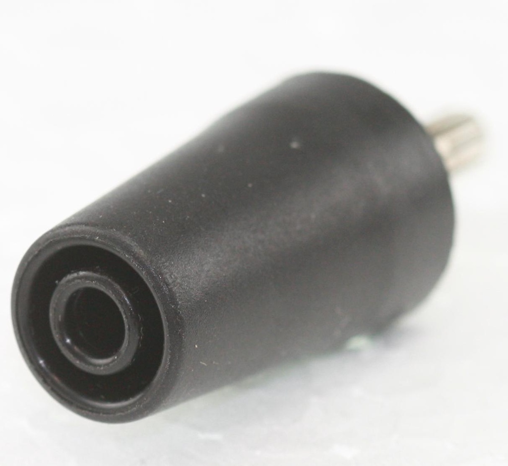 Sikkerhedsbanan ADAPTER, SORT 4mm.