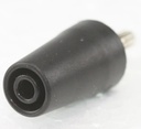 Sikkerhedsbanan ADAPTER, SORT 4mm.