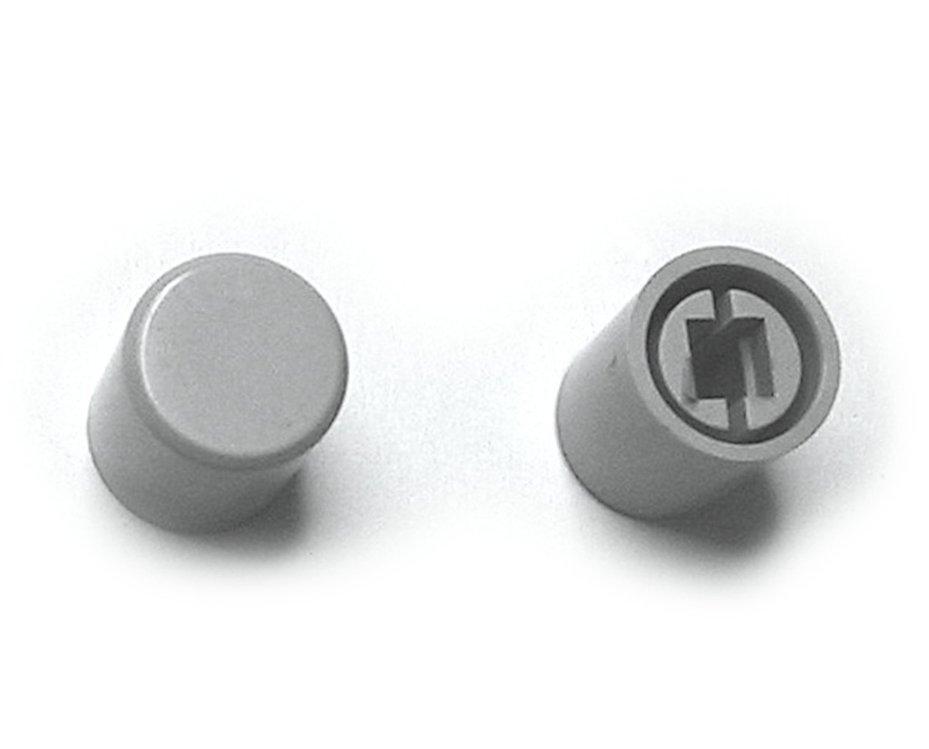 Hætte for Schadow tast, GRÅ, Ø=8,86x10,49mm.