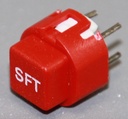 Tryktast med påskrift "SFT"