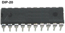 ANALOG DEVICES - IC, ADC, 8BIT, DIP-20