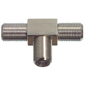 F Stik adapter, 3 x hun, T-Stik
